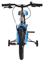 Volare Sportivo Kinderfahrrad - Jungen - 16 Zoll - Blau Schwarz - Zwei Handbremsen