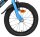Volare Sportivo Kinderfahrrad - Jungen - 16 Zoll - Blau Schwarz - Zwei Handbremsen