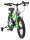 Volare Sportivo Kinderfahrrad - Jungen - 16 Zoll - Grün Schwarz - Zwei Handbremsen