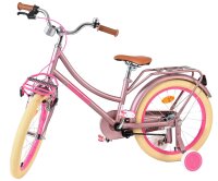 Volare Excellent Kinderfahrrad - Mädchen - 18 Zoll - Mattrosa