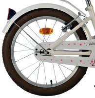 Volare Blossom Kinderfahrrad - Mädchen - 18 Zoll - Weiß - Zwei Handbremsen