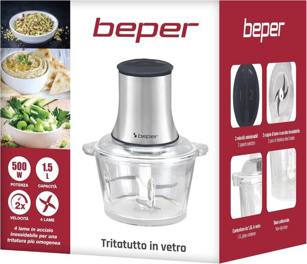 Originalverpackung des Beper P102ROB001 Zerkleinerers