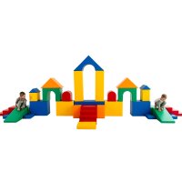 Bunte Schaumstoffbausteine zum Spielen und Klettern...