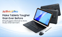 Blackview Active 8 Pro – Illustration „Make Tablets Tougher Than Ever Before“, robuste Konstruktion