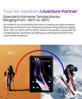 Blackview Active 8 Pro – Einsatztemperatur von -20° bis +60° C, extreme Wetterbedingungen