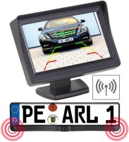 Lescars Rückfahrkamera PA-470 Monitor und...