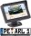 Lescars Rückfahrkamera PA-470 Monitor und Nummernschildhalter