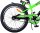 Neongrünes Fahrrad mit halboffenem Kettenschutz und langen Schutzblechen