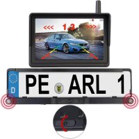 Lescars Solar-Funk-HD-Rückfahrkamera PA-720.slr -...