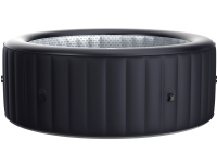 Whirlpool Purehaven Aurora mit Fernbedienung und angschalteter Beleuchtung