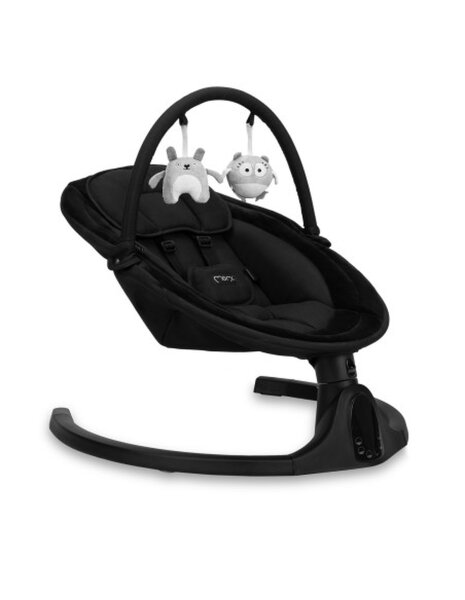 MoMi KENANI in verschiedenen Farben - Elegante schwarze elektrische Wippe für Kleinkinder
