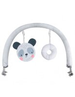 MoMi GLOSSY in verschiedenen Farben - Leichte Babyliege für Kinder bis 9 kg mit Spielbügel und Sensorikmodul