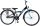 Fahrrad mit Handbremse, Rücktrittbremse und batteriebetriebenen Lichtern