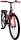 Elegantes schwarzes Design mit roten Highlights