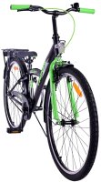 Sicherheitsfahrrad mit Handbremse, Rücktrittbremse und Lichtern