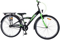 Fahrrad mit Handbremse, Rücktrittbremse und batteriebetriebenen Lichtern