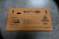 Volare Hot Wheels 14 Zoll Kinderfahrrad für Jungen - in Schwarz, Orange und Blau