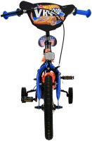 Volare Hot Wheels 14 Zoll Kinderfahrrad für Jungen - in Schwarz, Orange und Blau