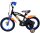 Volare Hot Wheels 14 Zoll Kinderfahrrad für Jungen - in Schwarz, Orange und Blau