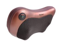 Beper 40.501 Massage-Kissen für Nacken, Rücken & Beine – Heim- & Auto-Massagegerät mit 4 Massageknoten und Wärmefunktion