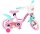 Rosa Kinderfahrrad mit Korb und Paw Patrol Motiven