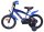 Blaues Kinderfahrrad mit Superman-Motiv und Stützrädern