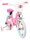 Kinderfahrrad in Pink und Mintgrün mit Korb und Trainingst stabilisatoren