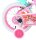 Kinderfahrrad mit pinken Rädern und stabilisierenden Rollen