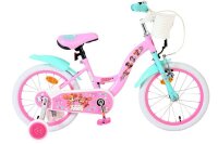 Kinderfahrrad in Pink mit weißen Reifen und...