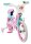 Kinderfahrrad in Pink und Türkis mit Korb und Stützrädern