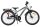 Mountainbike mit grauem Rahmen, grünen Akzenten und 20-Zoll-Rädern