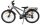 Jugendfahrrad mit grauem Rahmen, 20-Zoll-Rädern und Gepäckträger
