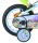 Buntes Kinderfahrrad mit stabilisierenden Rädern und kindgerechtem Design