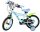 Kinderfahrrad in Blau mit stabilen Rädern und kindgerechtem Design