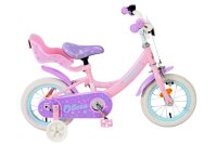Kinderfahrrad in Pink und Lila mit Stützrädern...