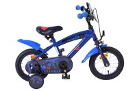 Blaues Kinderfahrrad mit Superman-Motiv und...