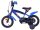 Blaues Kinderfahrrad mit Superman-Design und stabilen Reifen