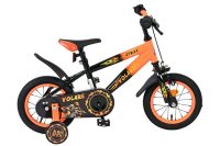 Kinderfahrrad in Schwarz und Orange mit...