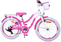 Fahrrad mit Reflektoren in den Rädern und...