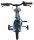 Blaues Kinderfahrrad mit zwei Rädern und verstellbarem Sattel