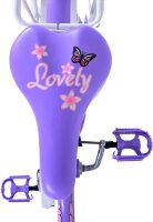 Kinderfahrrad in hübschem lilafarbenem Design