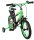 Kinderfahrrad in Grün mit Stützrädern und sportlichem Design
