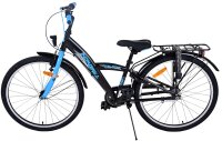 Extra lange Sattelstütze für mitwachsendes Fahrrad.