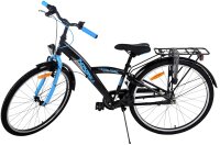Fahrrad mit Ständer für aufrechte Positionierung