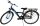 Fahrrad mit Ständer für aufrechte Positionierung