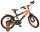 Kinderfahrrad in Schwarz und Orange mit 16-Zoll-Rädern und sportlichem Design