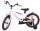 Kinderfahrrad in Weiß mit pinken Akzenten und Stützrädern