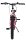 Pinkes Mountainbike mit robusten Reifen und sportlichem Design