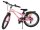 Rosa Mountainbike mit schwarzem Sattel und robusten Reifen