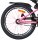 Pinkes Fahrrad mit grobem Reifen und reflektierendem Rücklicht